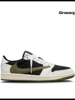 JORDAN 1 LOW TRAVIS SCOTT OLIVE